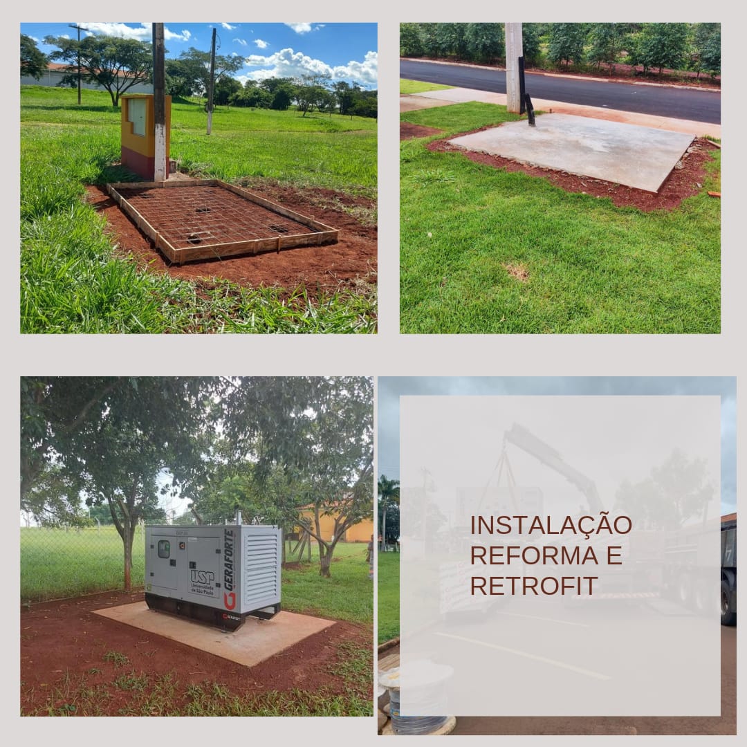 Instalação de Gerador de Energia